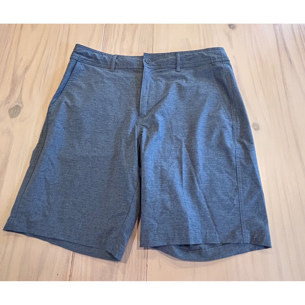 Goodfellow & Co Mens Blue‎ Heather Hybrid Shorts Size 32 Quick Dry Swim Casual
